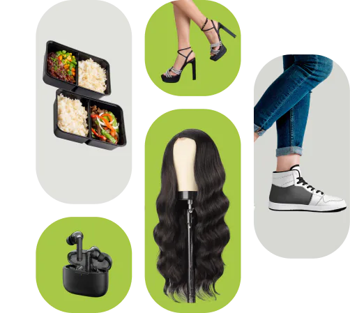 Items traded on TradebyBartr — meals, fashion, electronics